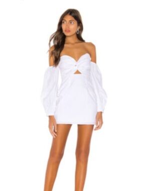 Superdown off the shoulder mini dress